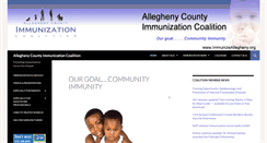 Desktop Screenshot of immunizeallegheny.org