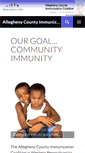 Mobile Screenshot of immunizeallegheny.org
