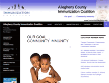 Tablet Screenshot of immunizeallegheny.org